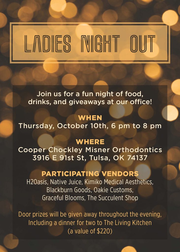 , Ladies Night Out, Cooper &amp; Misner Orthodontics