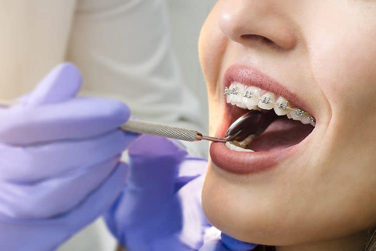 braces being check out by doctor